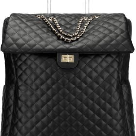 20in Leather Softside Underseat Carry on Suitcases Travel Duffel Bag with 4-rolling Spinner Wheels