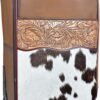 Handcrafted Leather Carry-On Travel Suitcase Wheels